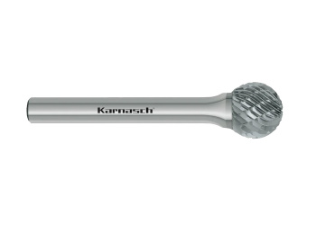 Борфреза твердосплавная Karnasch сферическая, тип D 12-11-М-06-L56, арт.11.3031-083